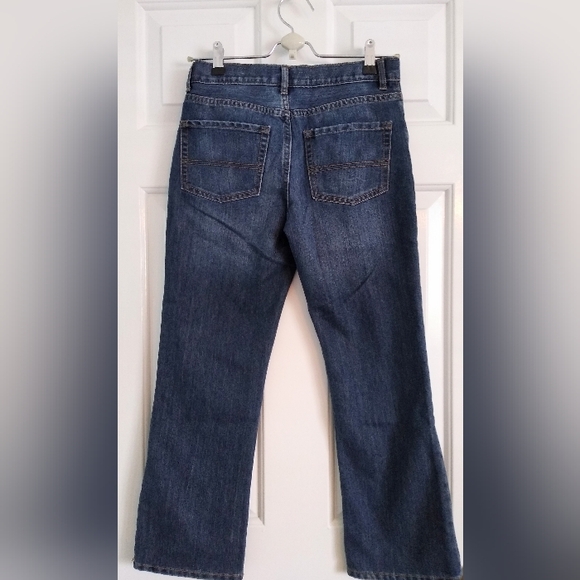 Lot of 4 Boys bootcut blue jeans sz 12 Husky - Picture 3 of 11